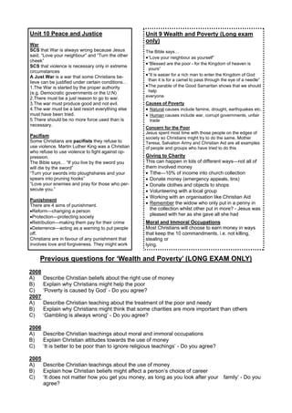 Core Revision Booklet 09