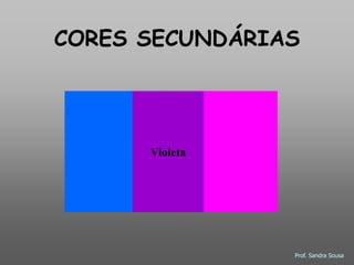 CORES SECUNDÁRIAS




      Violeta




                Prof. Sandra Sousa
 