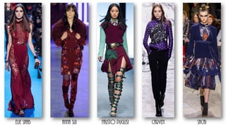 Elie Saab Anna Sui Fausto puglisi Carven Sacai