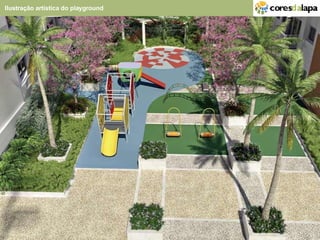                                                                                                                                                                                                                         Ilustração artística do playground  