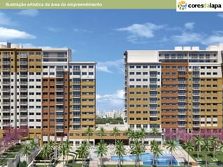       Ilustração artística da área do empreendimento  