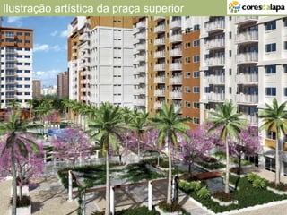   Ilustração artística da praça superior   