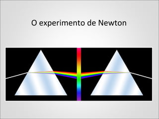 O experimento de Newton
 