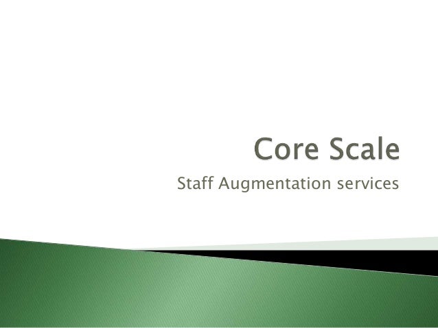 Staff Augmentation services
 