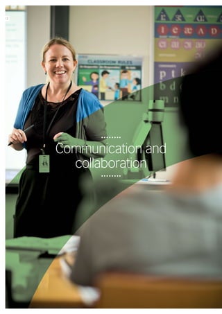 Communication and
collaboration
12
 