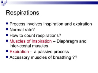 What Is Inspiration Rates Core skills for nurses and oxygen therapy | PPT