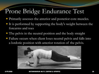 Core stability | PPTX