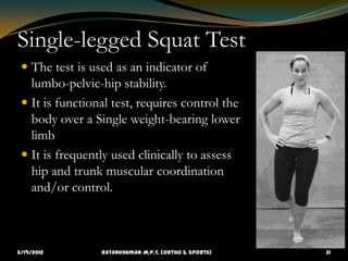 Core stability PPT