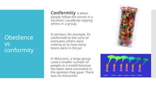 milgram study as level psychology core study (social approach) | PPTX