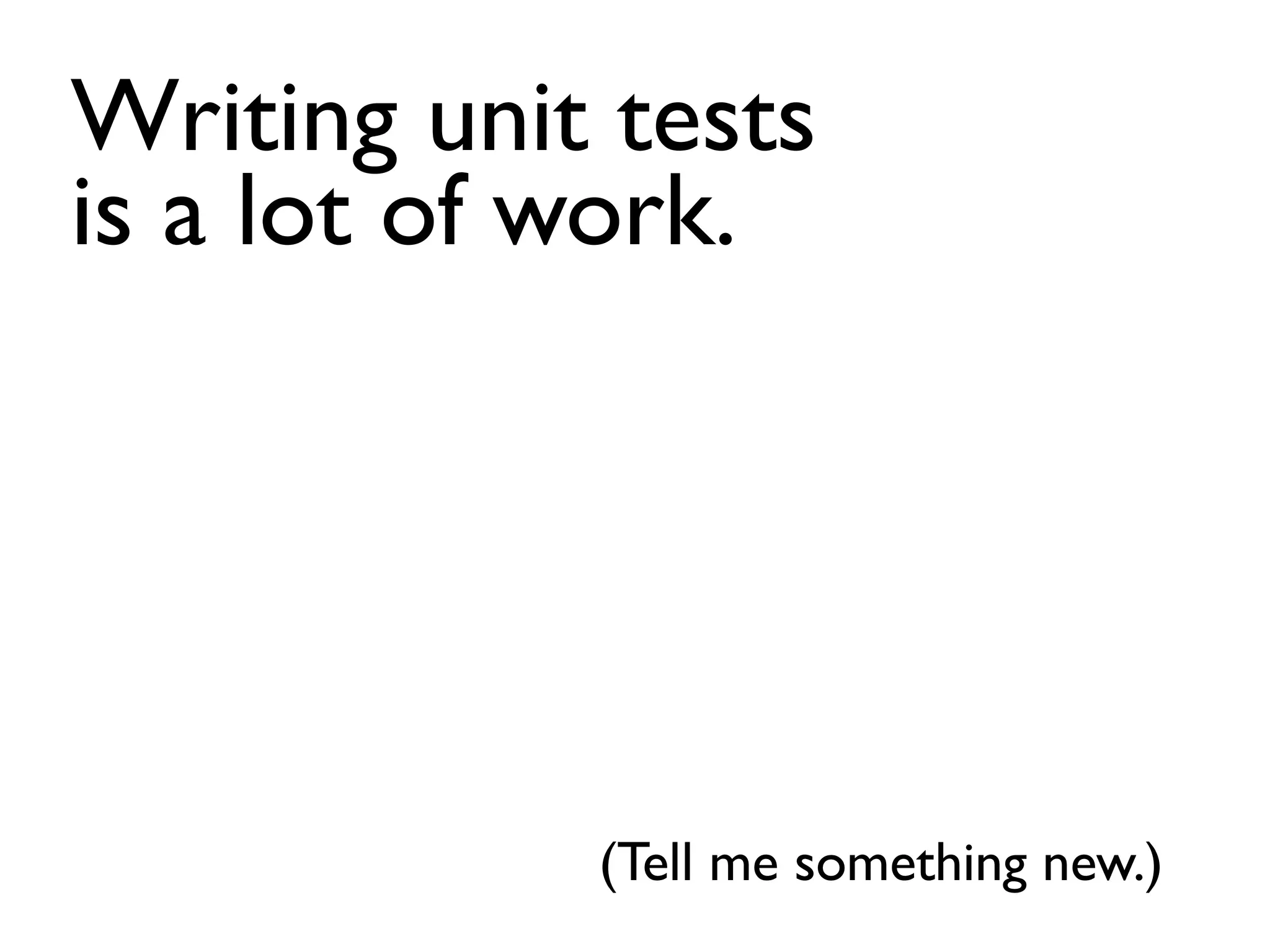 Unit testing for the TYPO3 4.x core
