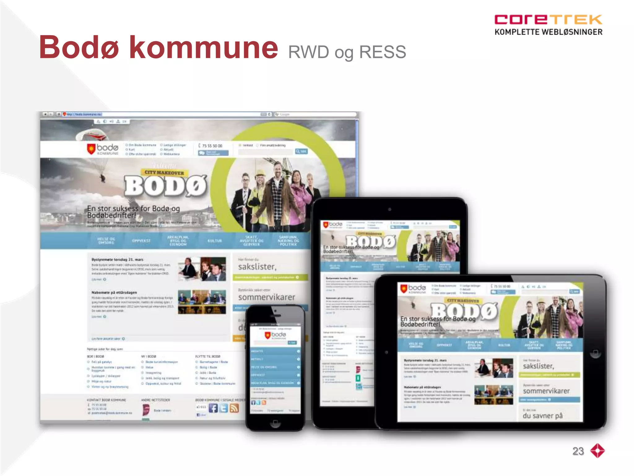 Bodø kommune RWD og RESS
23
 