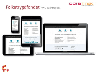 Folketrygdfondet RWD og intranett 
 