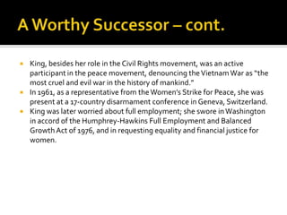 Coretta Scott King | PPTX