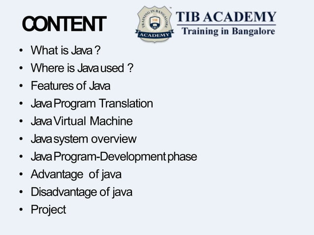 Core java tutorials | PPT
