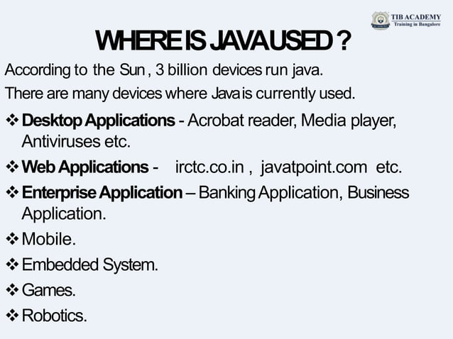 Core java tutorials | PPT