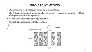 Core type CHARACTERIZATION SERIES pore size Core type CHARACTERIZATION ...