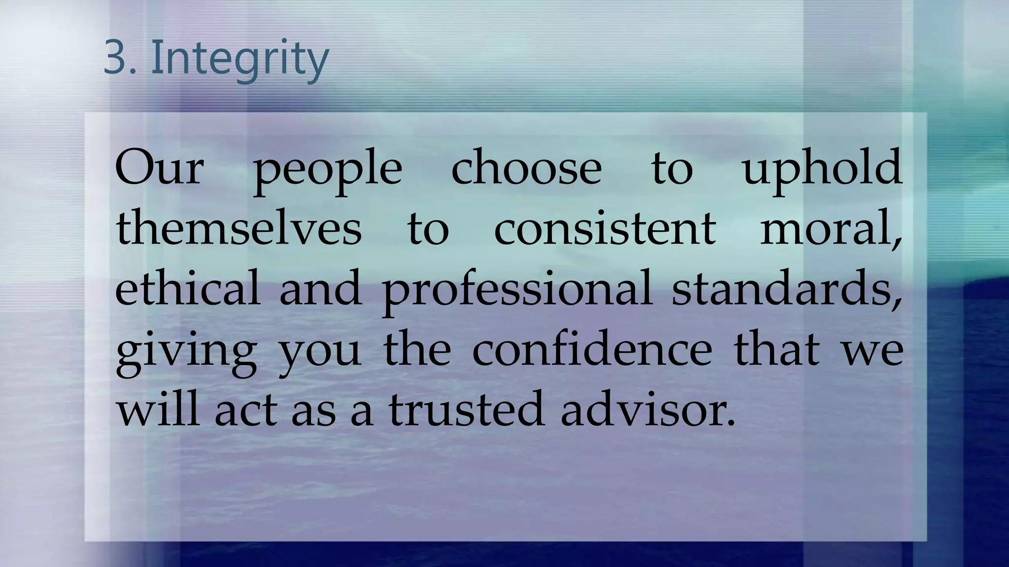 Core values slideshow | PPTX