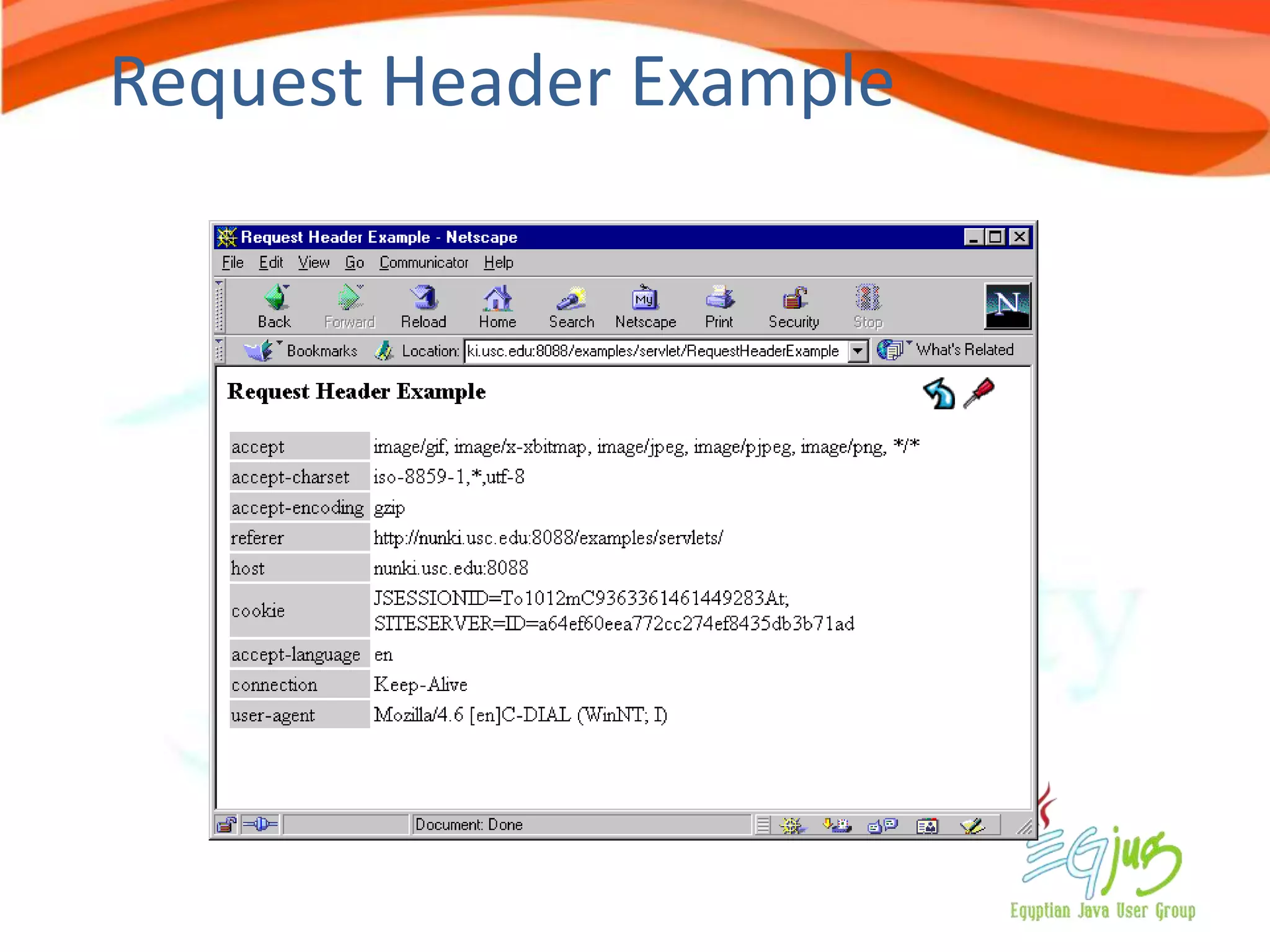 Request Header Example
 