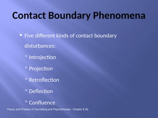 Projection Introjection Theory and practice of psychotherapy. BEHAVIORAL GENETICS | PPTX