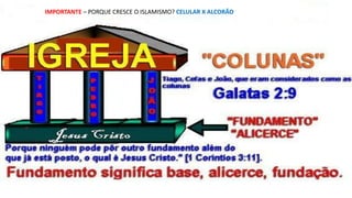 IMPORTANTE – PORQUE CRESCE O ISLAMISMO? CELULAR X ALCORÃO
 