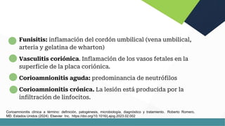 Funisitis corioamnionitis clinica 2024 Elias Prada.pptx