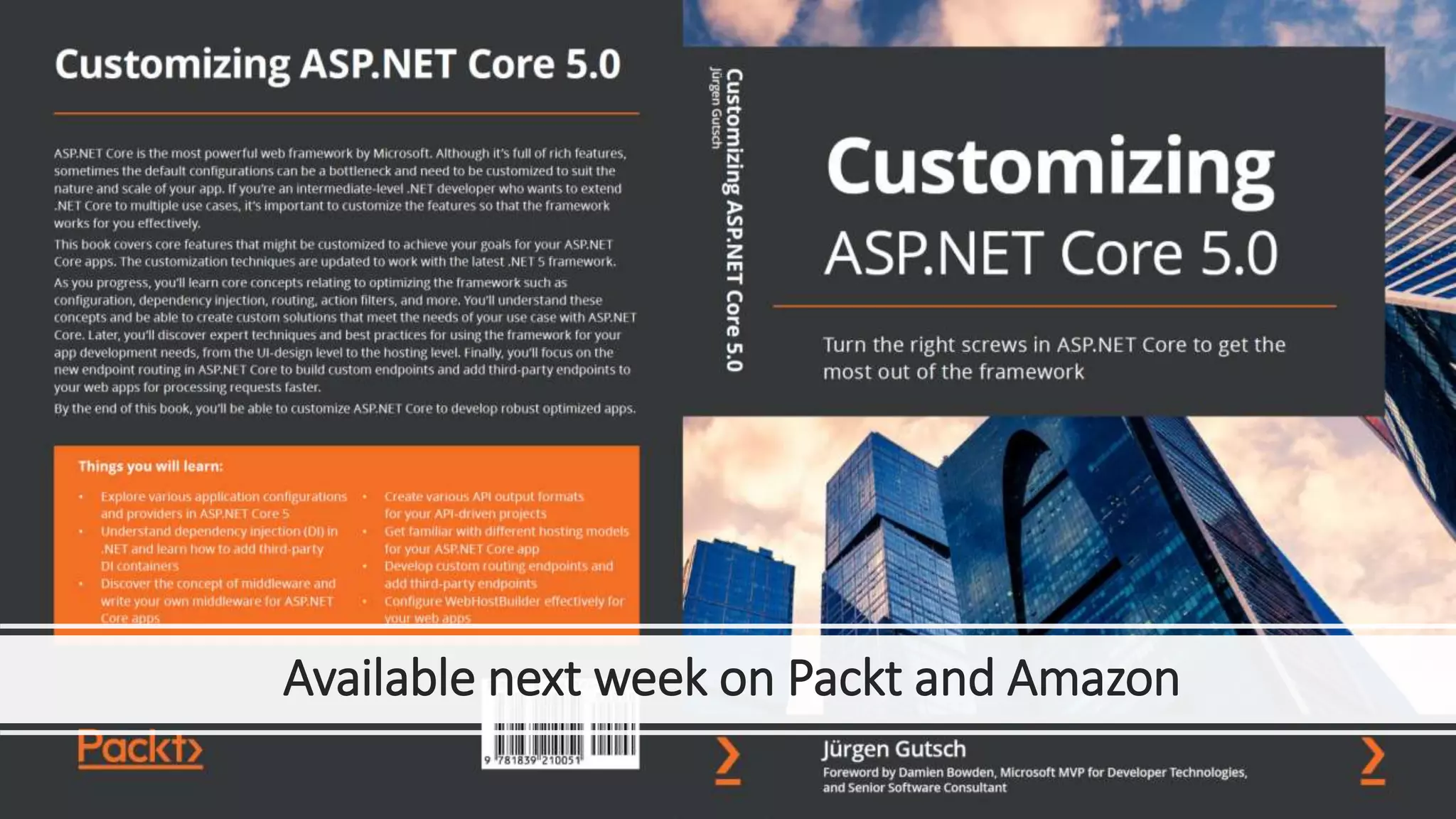 Available next week on Packt and Amazon