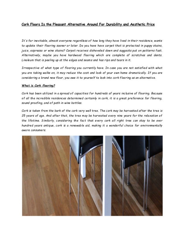 Cork Floors Is The Pleasant Alternative Around For