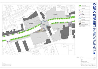 Cork Street Improvement Plan detail area 2003 layout