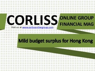 CORLISS
Visit us at www.corlissonlinegroup.com

ONLINE GROUP
FINANCIAL MAG

 