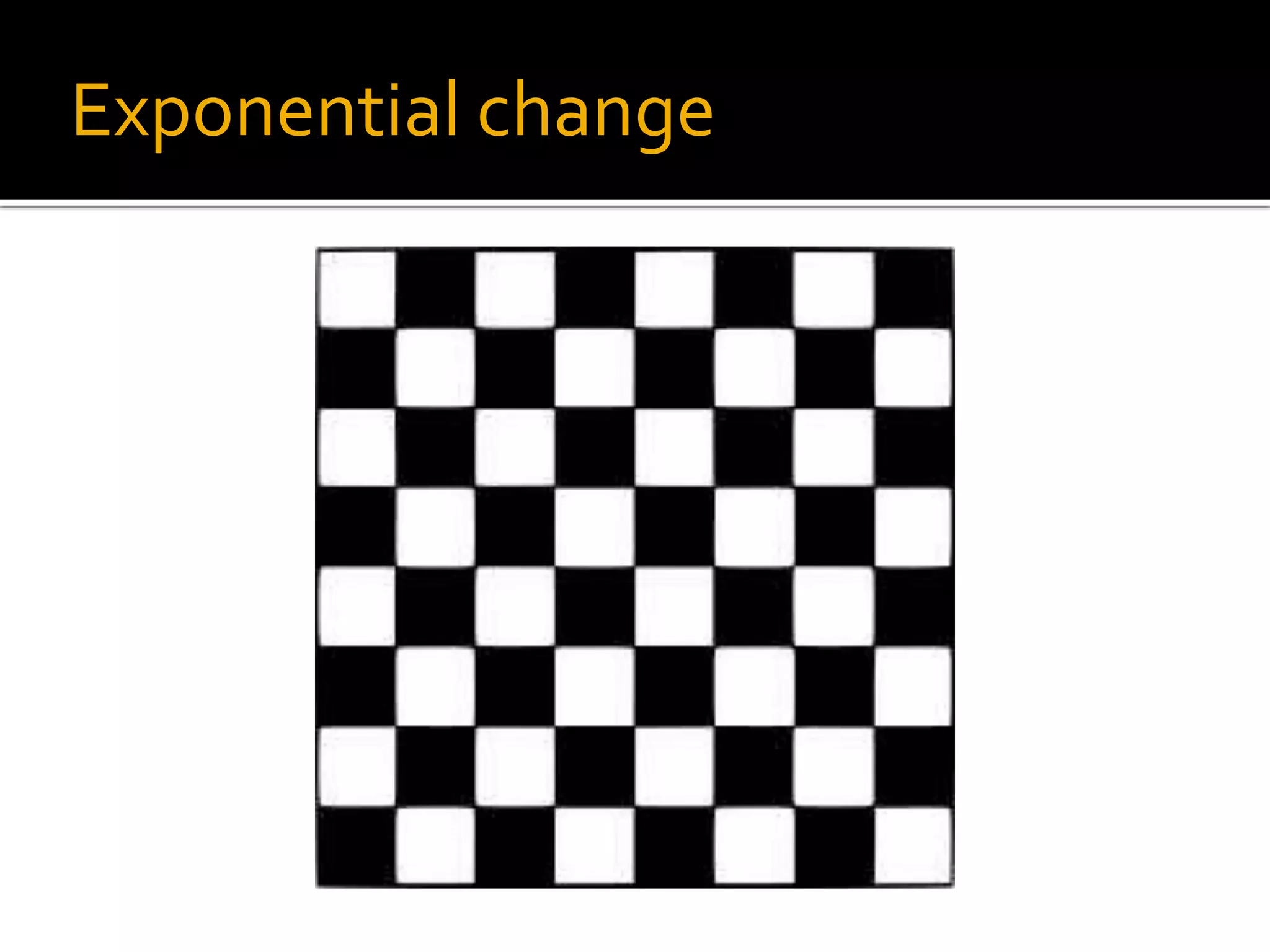 Exponential change