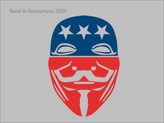 Back to Anonymous 2020




Akamai Confidential      Powering a Better Internet   ©2011 Akamai
 