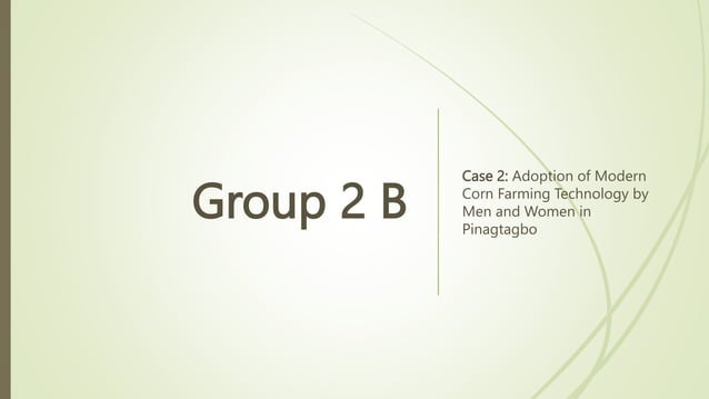 Corn 2B.pptx | Agriculture | Industries