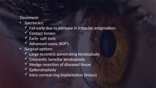 Tissue Spectacle Corneal - Ectasia - presentation 1 .pptx