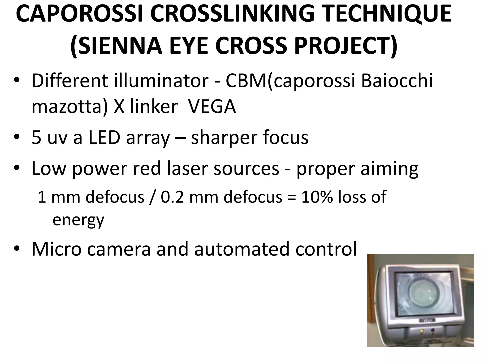 Corneal collagen cross linking | PPTX