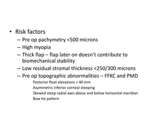 Posterior Float Corneal collagen cross linking | PPTX