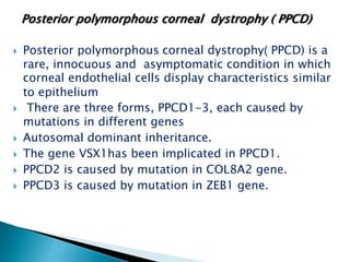 Ppcd Form Example corneal dystrophy.pptx