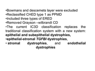 Presentation on CORNEAL DYSTROPHY PPT.pptx