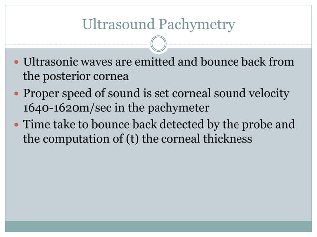 Corneal Pachymetry Conversion Chart Pachymetry Corneal Thick