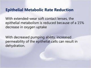 Stromal Edema
break in epithelial or endothelial barriers, reduction
in pump function (mainly endothelial),
or
increase in...