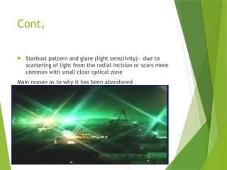 corneal refractive surgeries presenters | PPTX