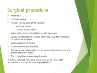 corneal refractive surgeries presenters | PPTX