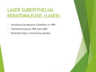 corneal refractive surgeries presenters | PPTX