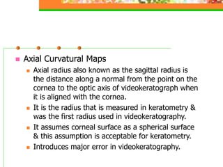 Corneal topography...ppt
