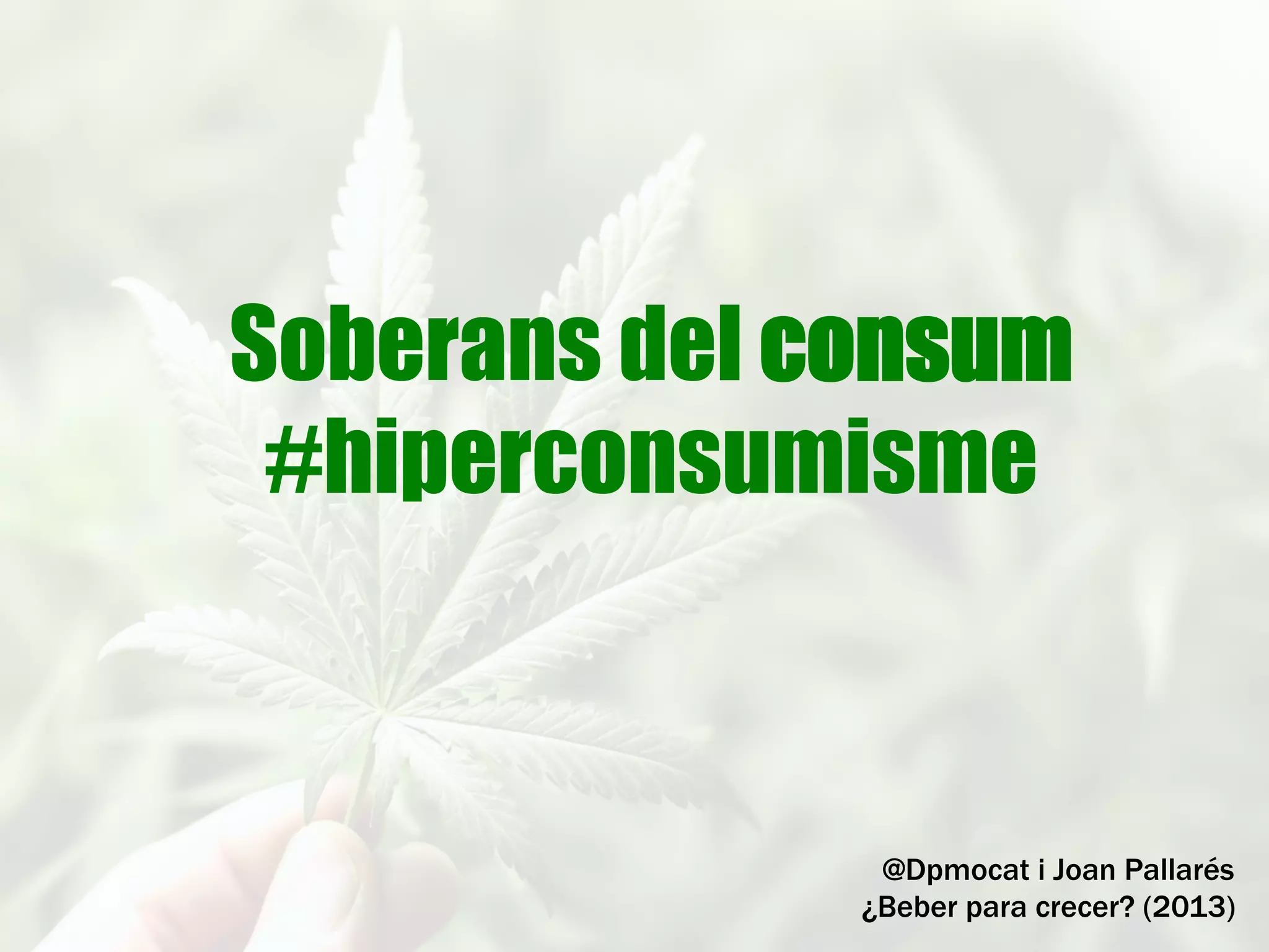 De la sociologia del treball a
la sociologia de l’oci
Fernando Conde
Los hijos de la desregulación (1999)
 