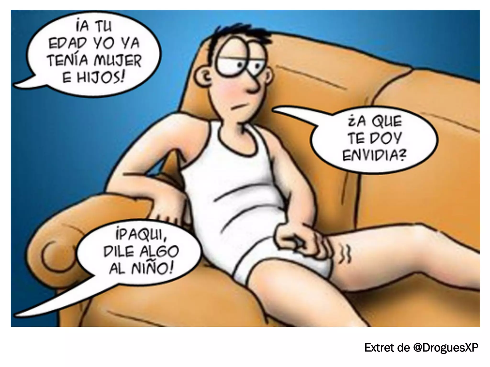 Un anàlisi de l’adolescència, joventut i les
drogues partir de la Societat de Consum
	
  
1.	
  Els	
  60	
  i	
  70	
  i	
  la	
  societat	
  de	
  consum	
  de	
  masses	
  
2.	
  Els	
  consums	
  segmentats	
  dels	
  anys	
  80	
  
3.	
  El	
  model	
  glocal	
  a	
  parIr	
  de	
  la	
  crisi	
  del	
  94	
  
4.	
  L’època	
  de	
  crisi	
  actual	
  
Fernando	
  Conde	
  i	
  @dpmocat	
  
¿Consumo	
  de	
  drogas	
  o	
  drogas	
  de	
  consumo?	
  2013	
  
 