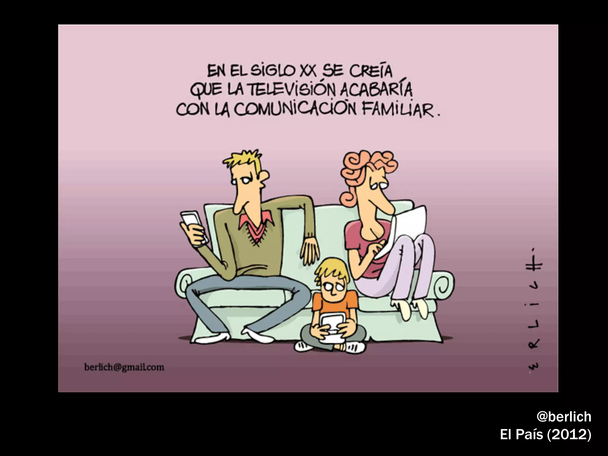 Necessitem estratègies
diferents per als nadius
digitals?
@DReig
Jóvenes en la era de la hiperconectividad (2013)
 