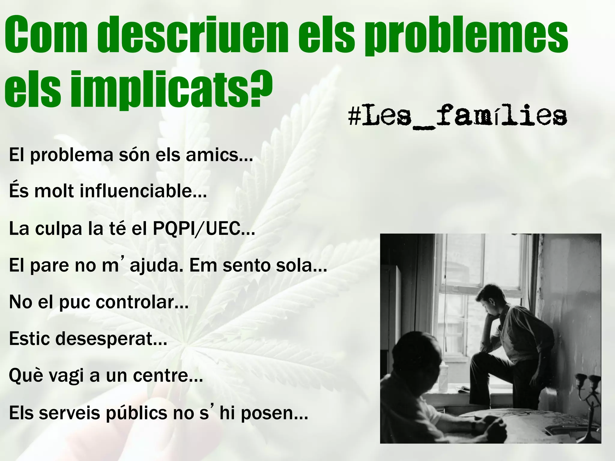 1.  La	
  trajectòria	
  en	
  relació	
  als	
  rendiments	
  acadèmics,	
  en	
  la	
  qual	
  el	
  
fracàs	
  és	
  concebut	
  com	
  un	
  procés	
  acumulaIu	
  de	
  problemes	
  de	
  
rendiment	
  i	
  de	
  relació	
  de	
  l'alumne	
  amb	
  l'escola.	
  
2.  L'adaptació	
  a	
  les	
  exigències	
  de	
  la	
  insItució	
  escolar	
  i	
  la	
  sociabilitat;	
  
l'èxit	
  i	
  el	
  fracàs	
  tenen	
  així	
  a	
  veure	
  amb	
  demandes	
  com	
  ara	
  
l'interès,	
  la	
  moIvació,	
  el	
  respecte	
  a	
  les	
  normes	
  de	
  convivència	
  i	
  la	
  
sociabilitat	
  amb	
  companys	
  i	
  mestres.	
  
3.  L'autoconcepte,	
  l'autoimatge	
  i	
  la	
  projecció	
  de	
  futur	
  que	
  
construeixen	
  els	
  alumnes	
  en	
  la	
  seva	
  intersecció	
  amb	
  les	
  exigències	
  
i	
  rendiments	
  acadèmics,	
  i	
  l'adaptació	
  o	
  inadaptació	
  a	
  les	
  
exigències	
  escolars.	
  
Educació i inclusió.
Antoni Tort (2015).
 