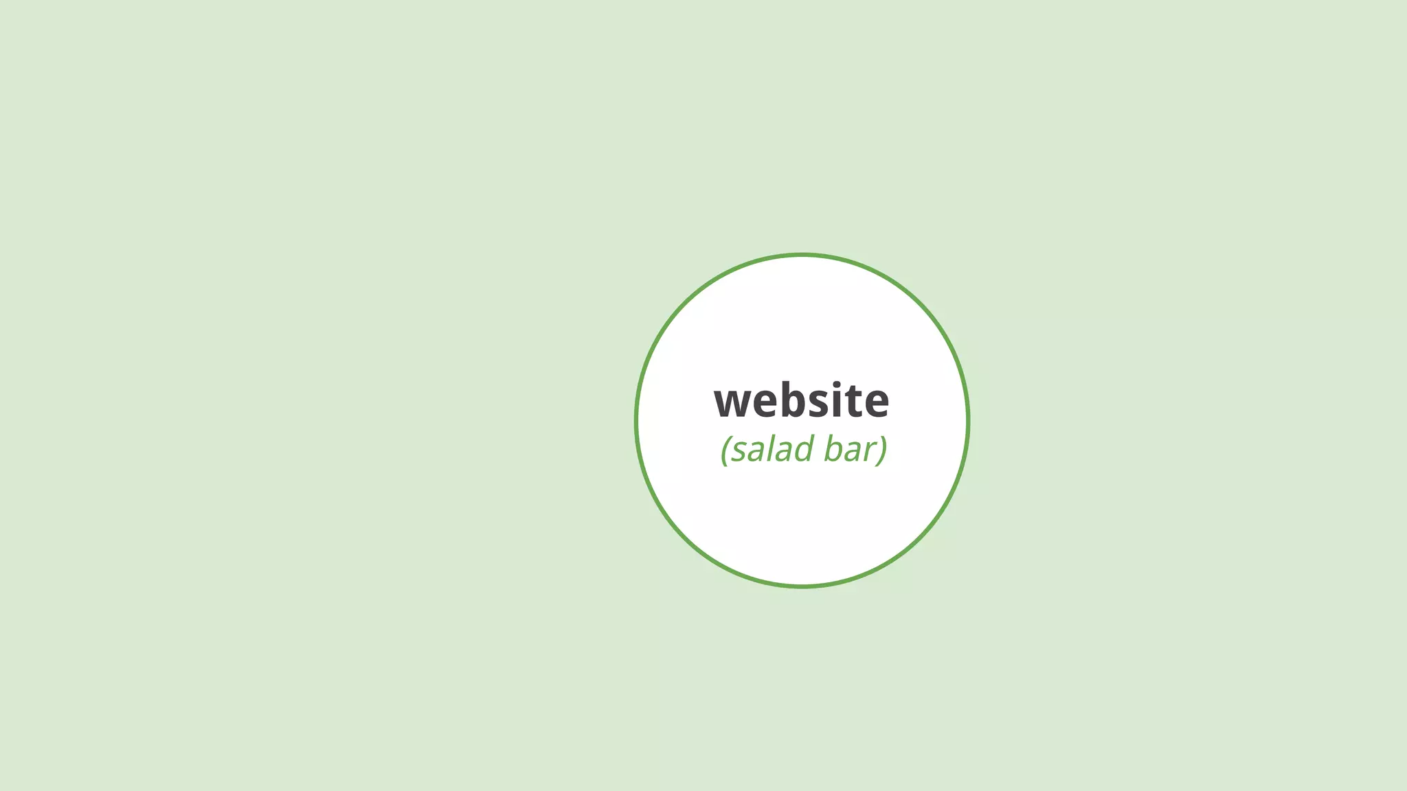 website
(salad bar)
 