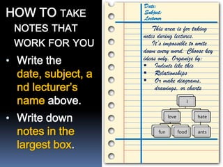 Cornell Notes For You | PPTX