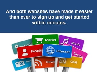 And both websites have made it easier
than ever to sign up and get started
within minutes.
 
